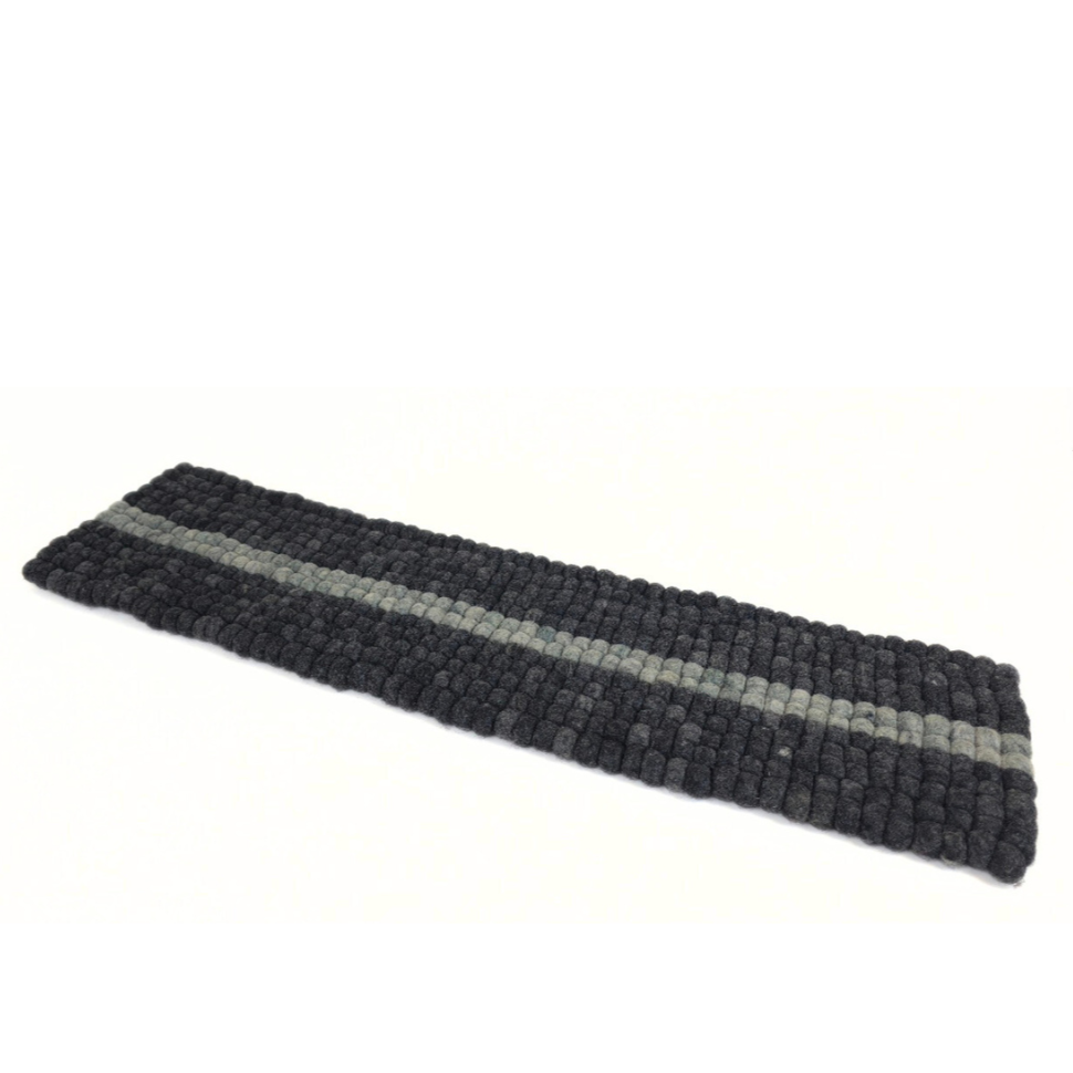 Artisan Felted Multi Ball Table Runner