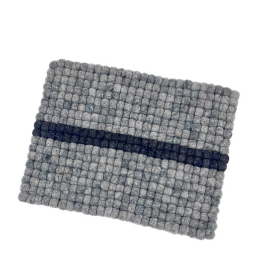 Hand Felted Ball Placemats-Set Of 2Pcs.