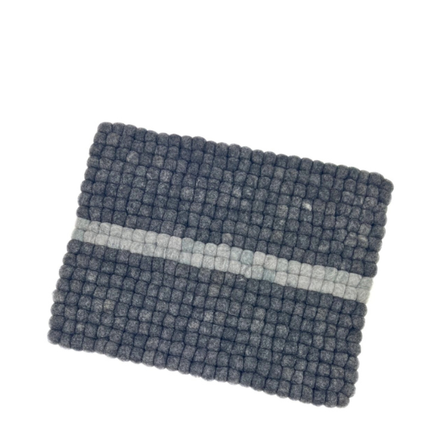 Hand Felted Ball Placemats-Set Of 2Pcs.