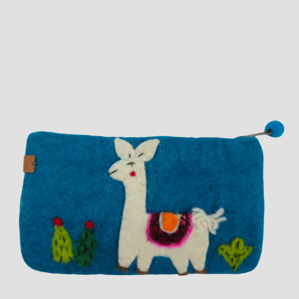 Hand Felted Lama Purse 5x8 Inches