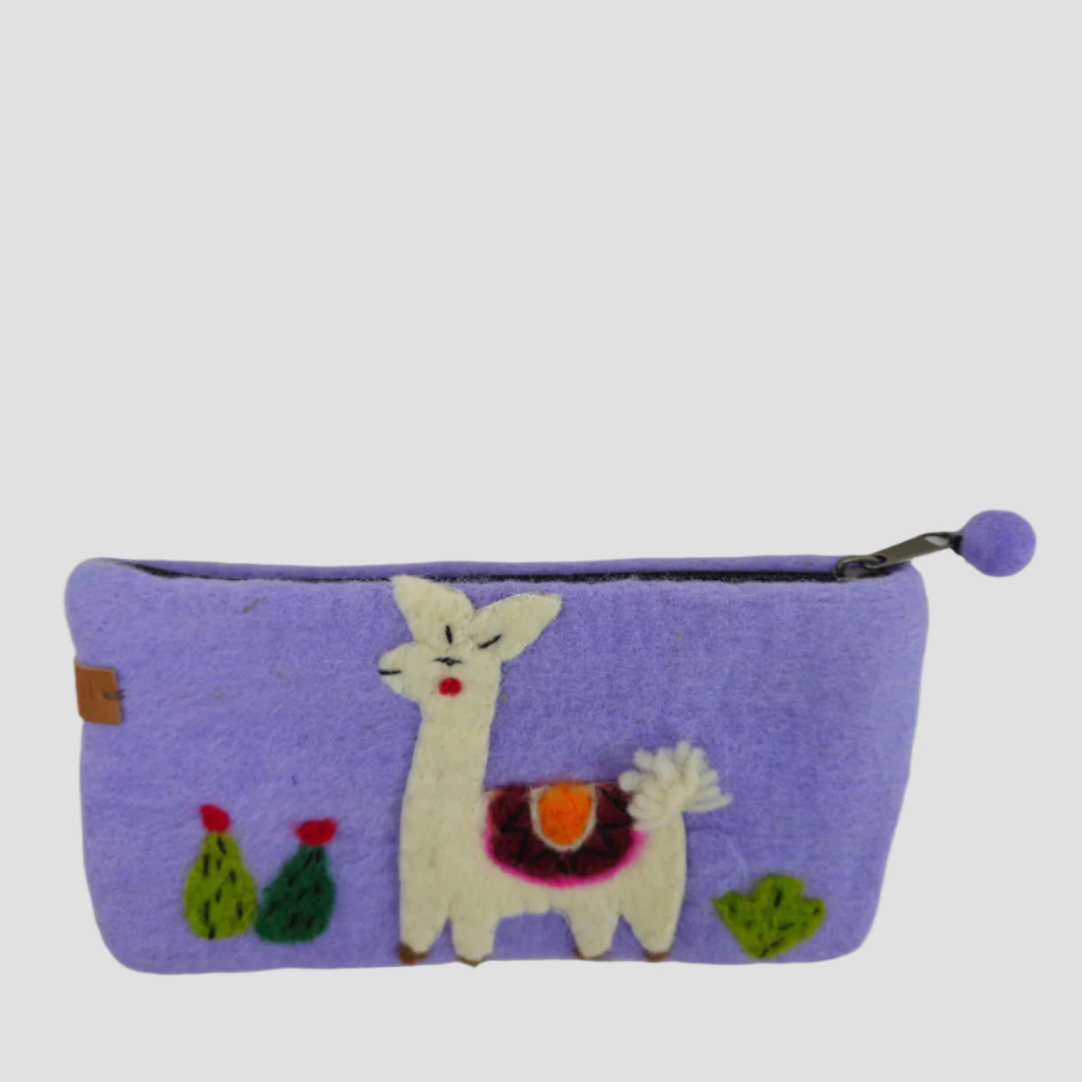 Hand Felted Lama Purse 5x8 Inches