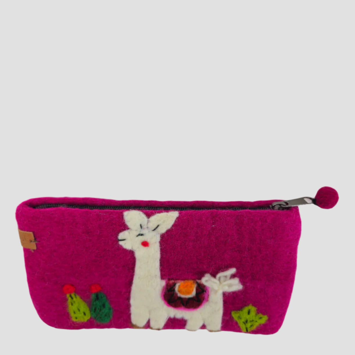 Hand Felted Lama Purse 5x8 Inches
