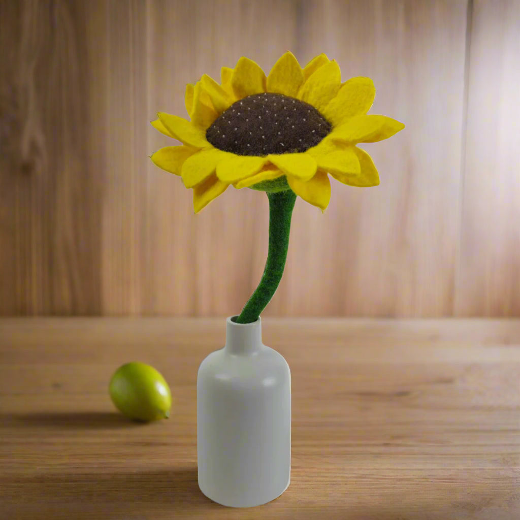 Hand Felted Sunflower