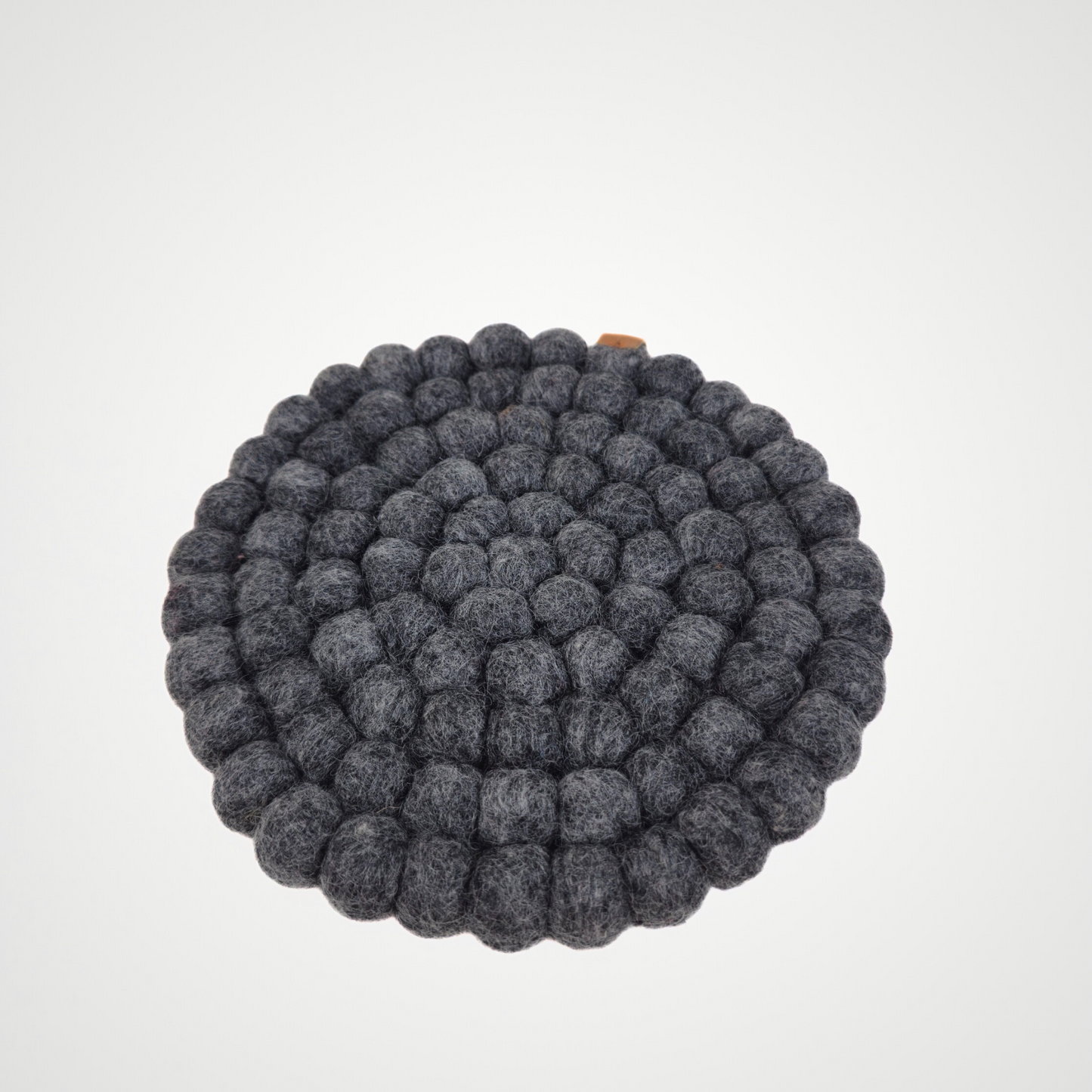 Charcoal Felted Ball Trivet