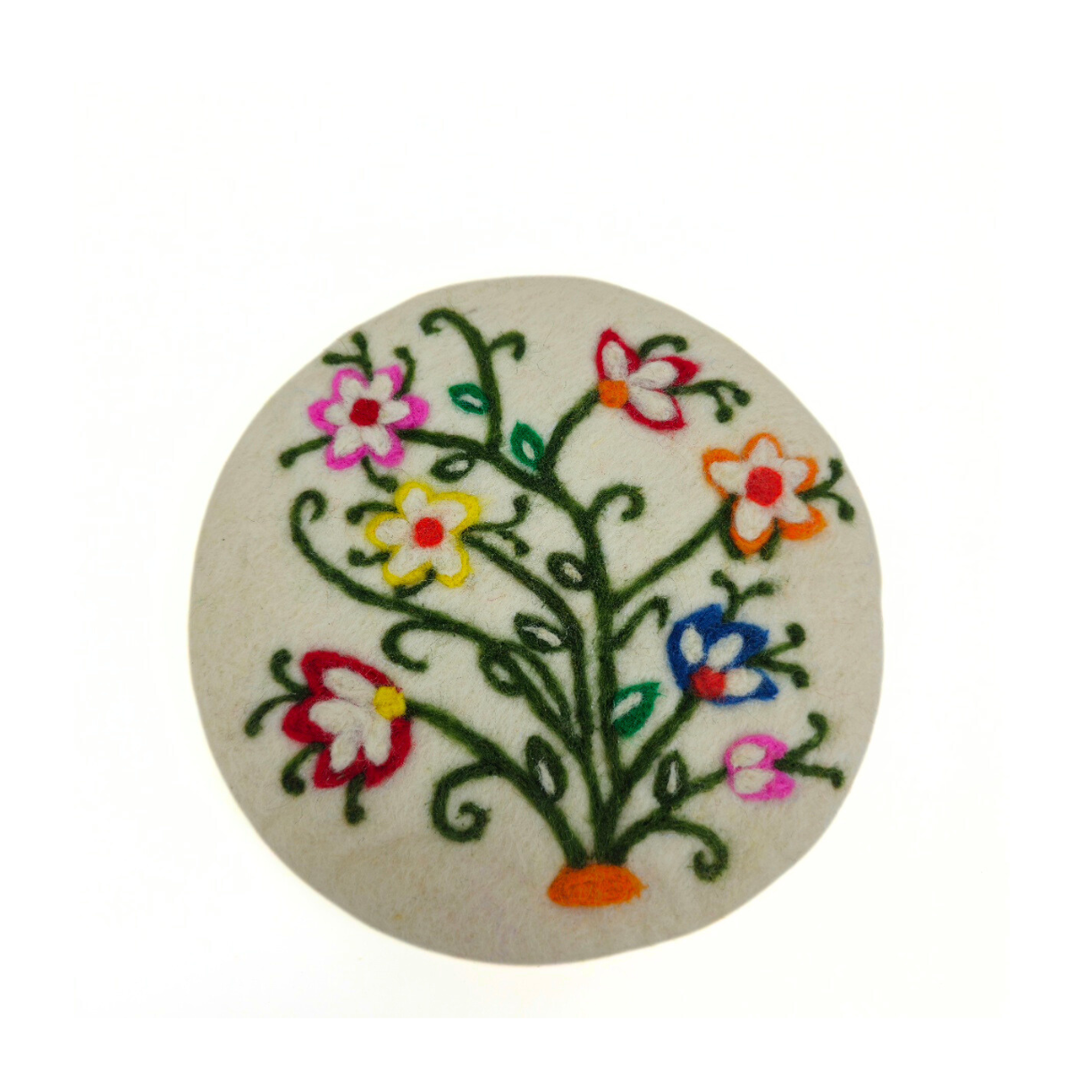 Needle Felted Trivet-Set Of 2Pcs.