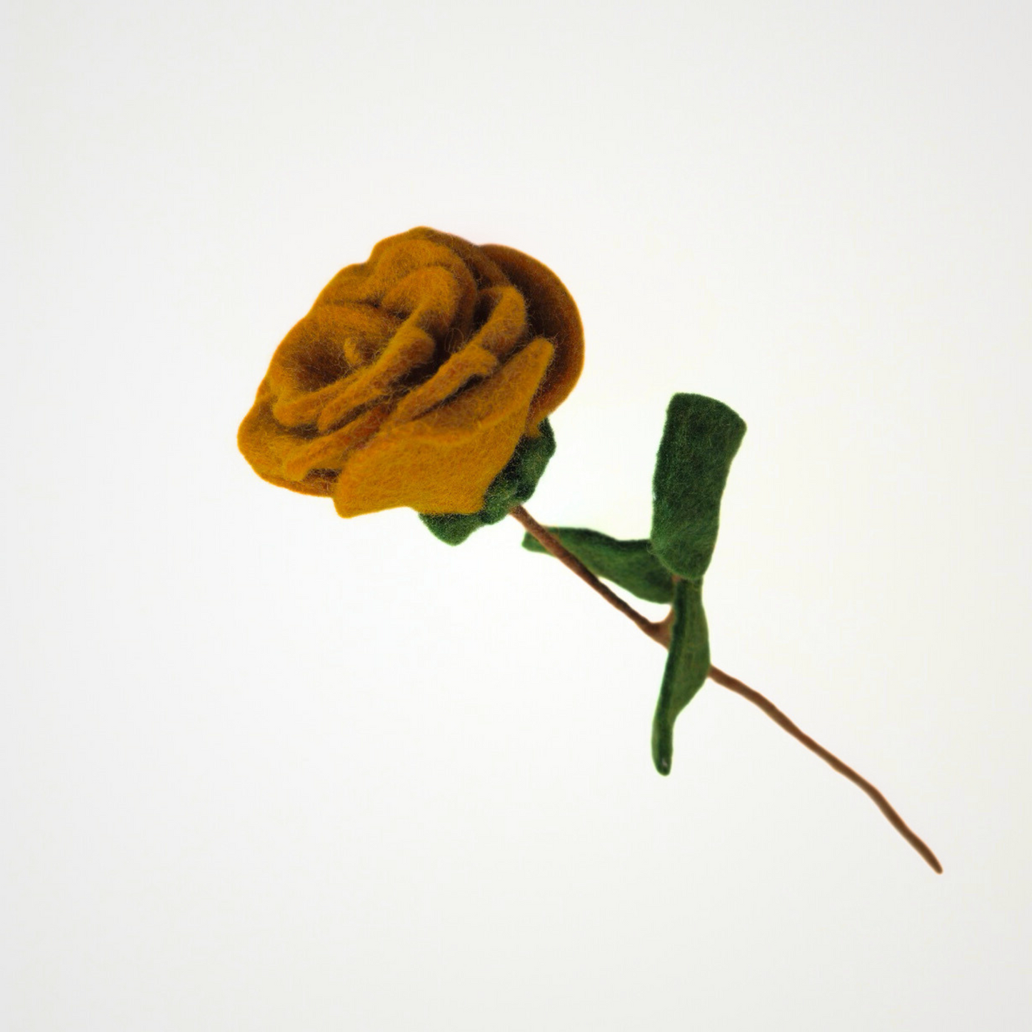 Hand Felted Rose Flower