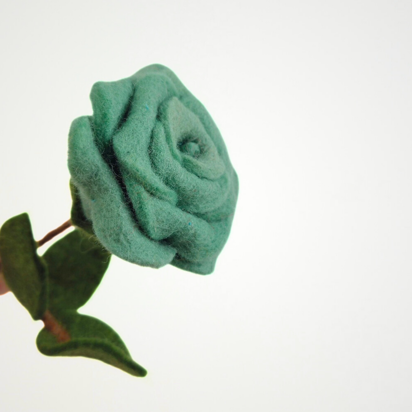 Hand Felted Rose Flower