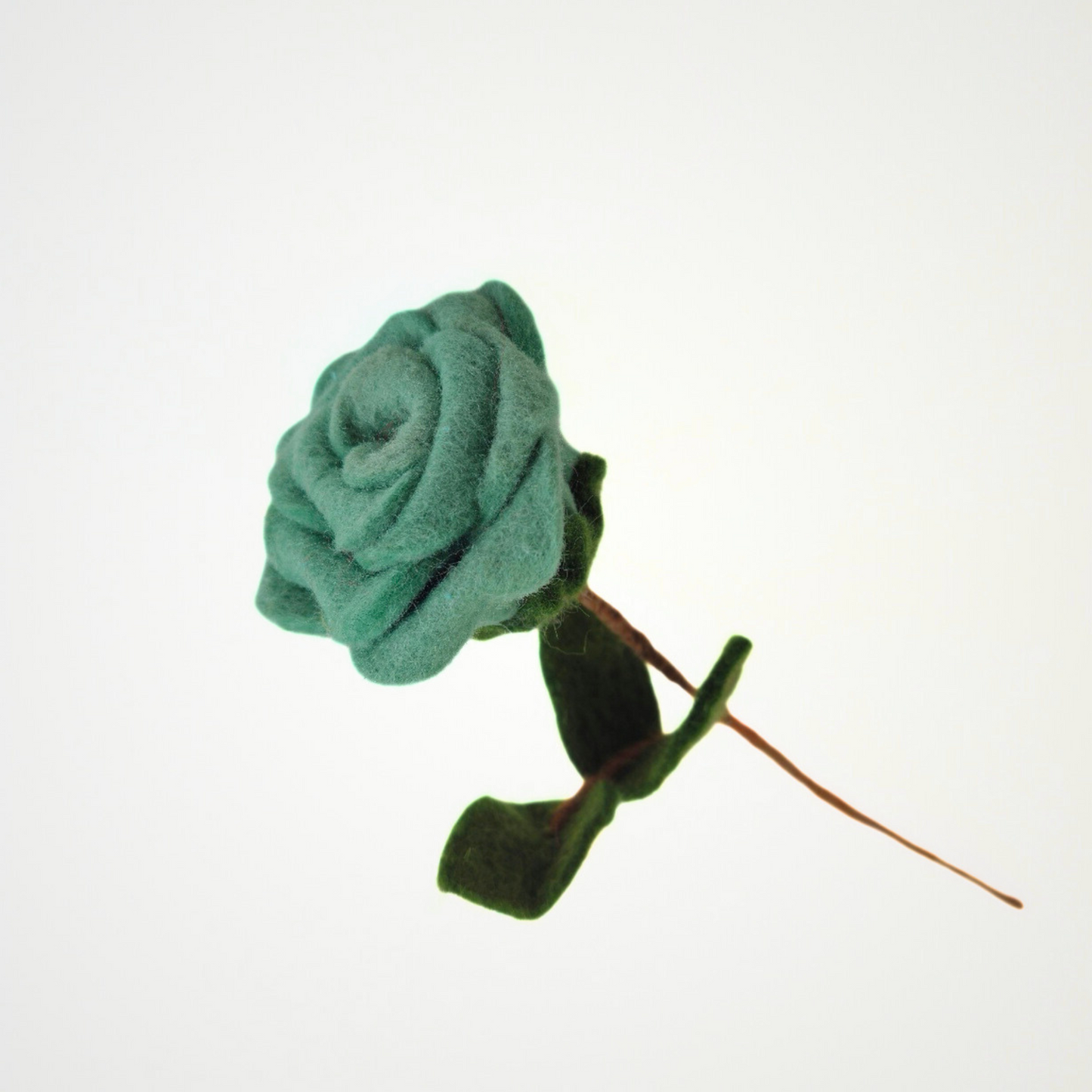 Hand Felted Rose Flower