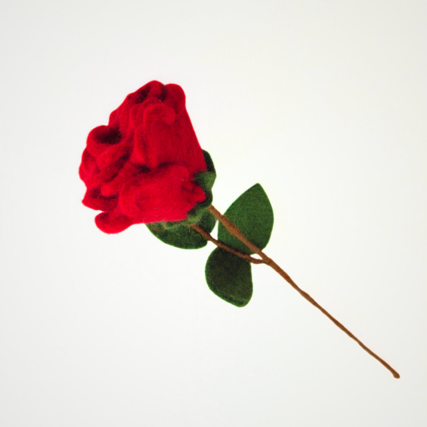 Hand Felted Rose Flower