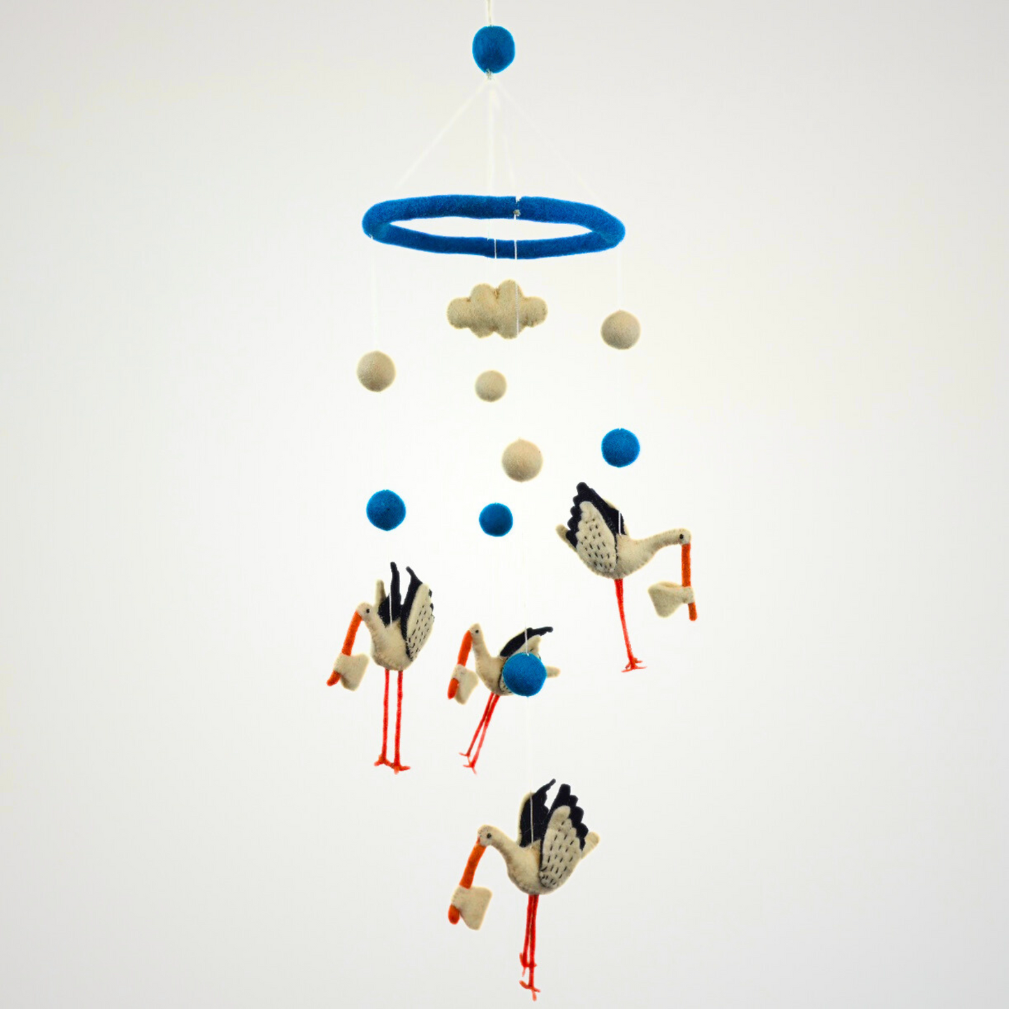 White storks Mobile Hanging