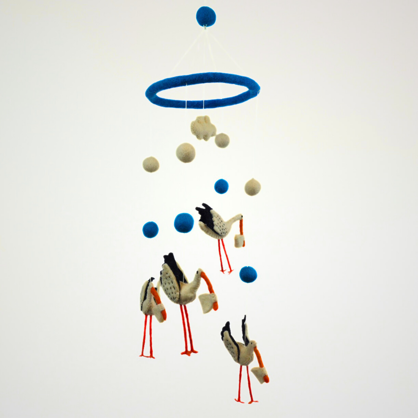 White storks Mobile Hanging