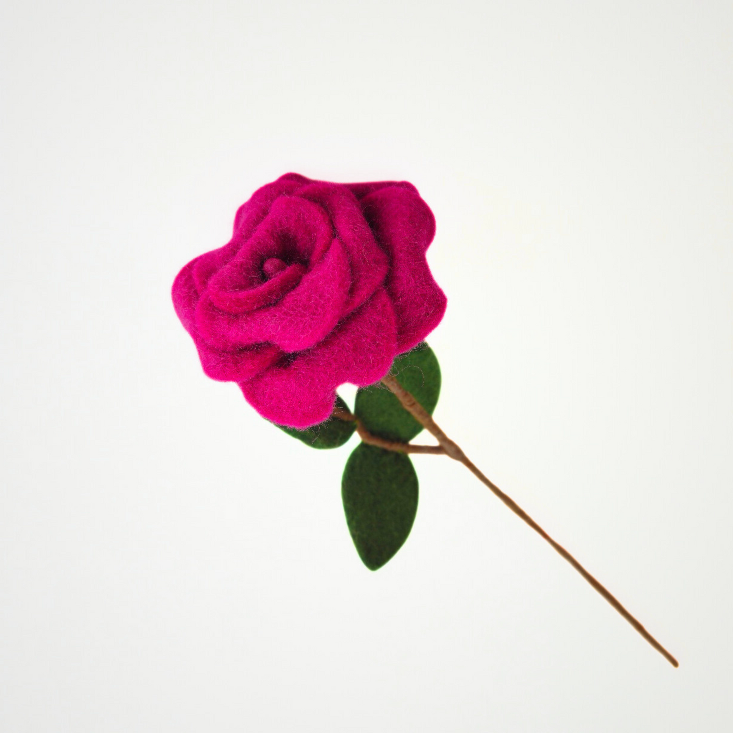 Hand Felted Rose Flower