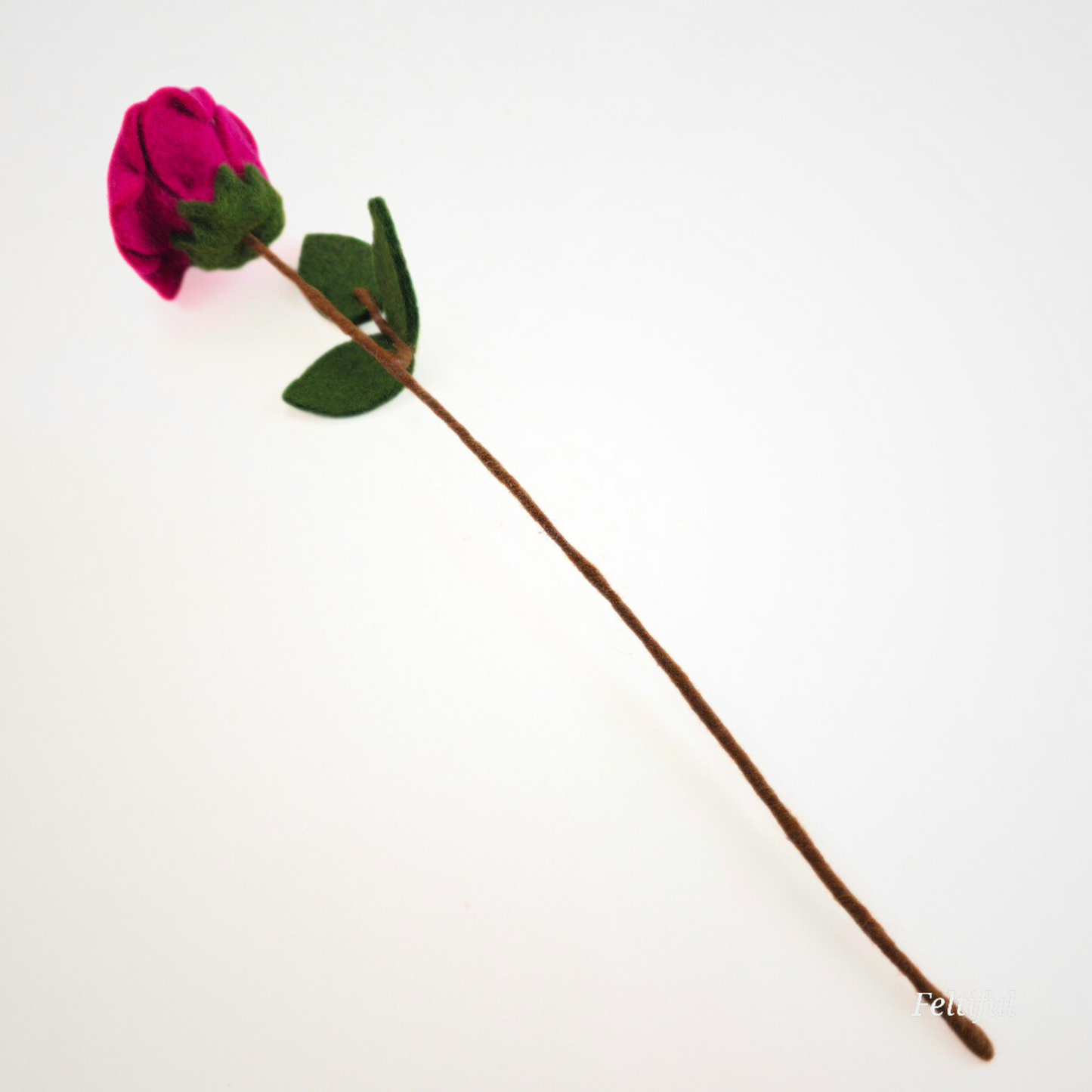 Hand Felted Rose Flower