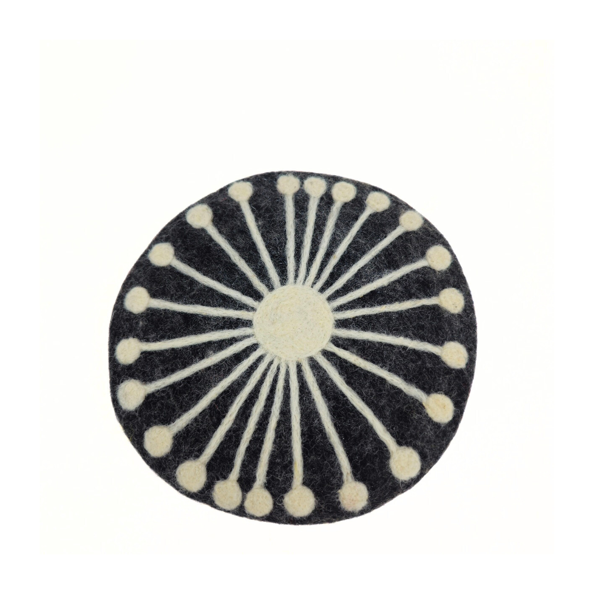 Web Needle Felted Trivet-Set Of 2Pcs.