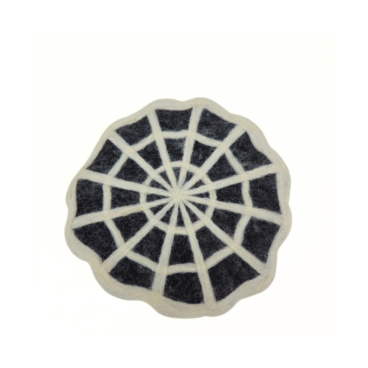 Web Needle Felted Trivet-Set Of 2Pcs.
