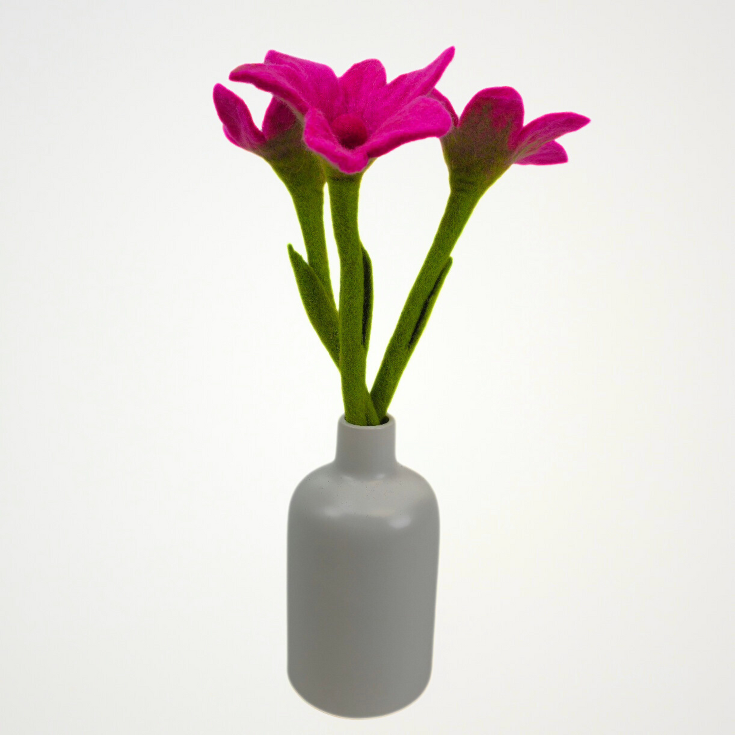 Hand Felted Fuchsia Lily Flower