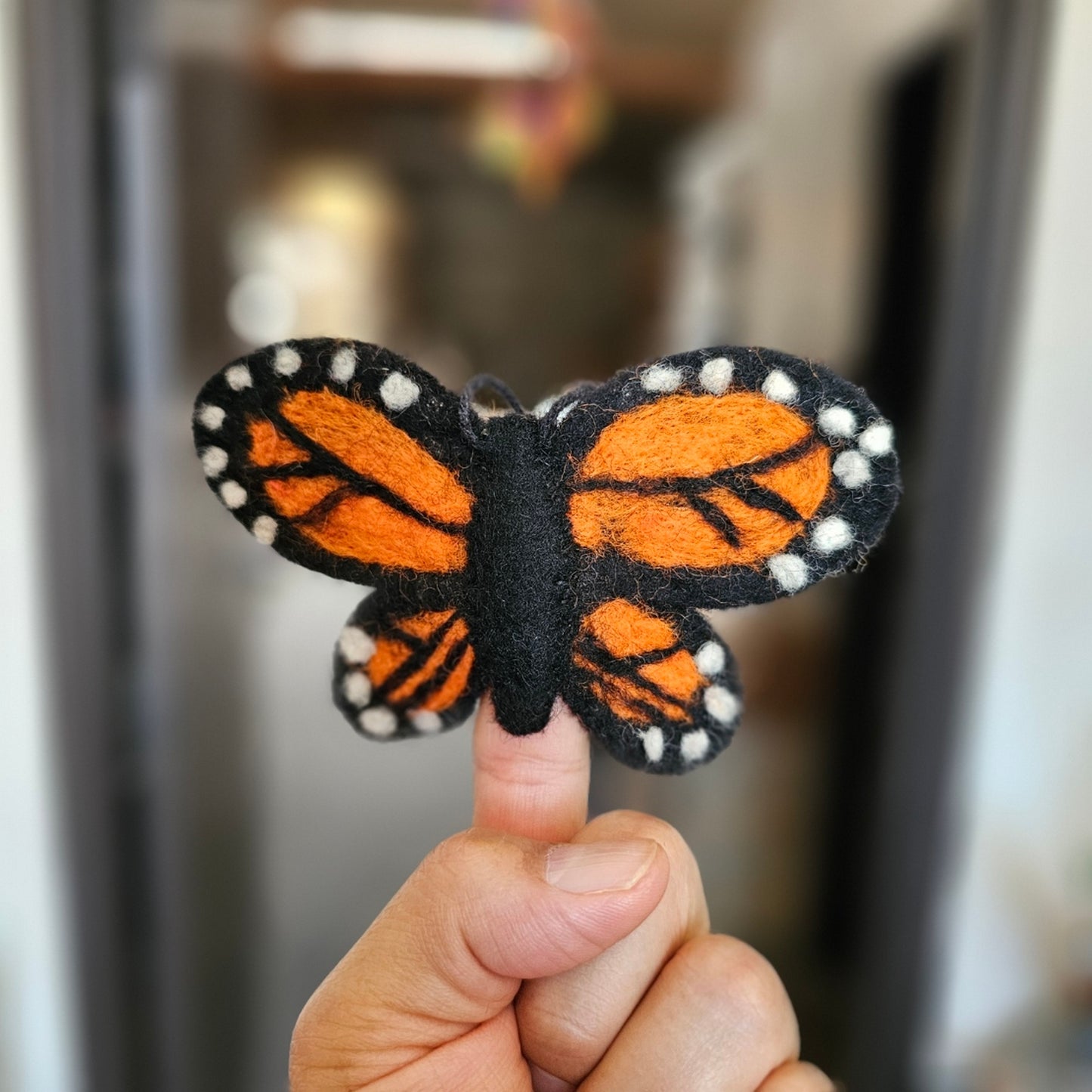 Finger Puppet Assorted Butterfly Set of 5 Pieces