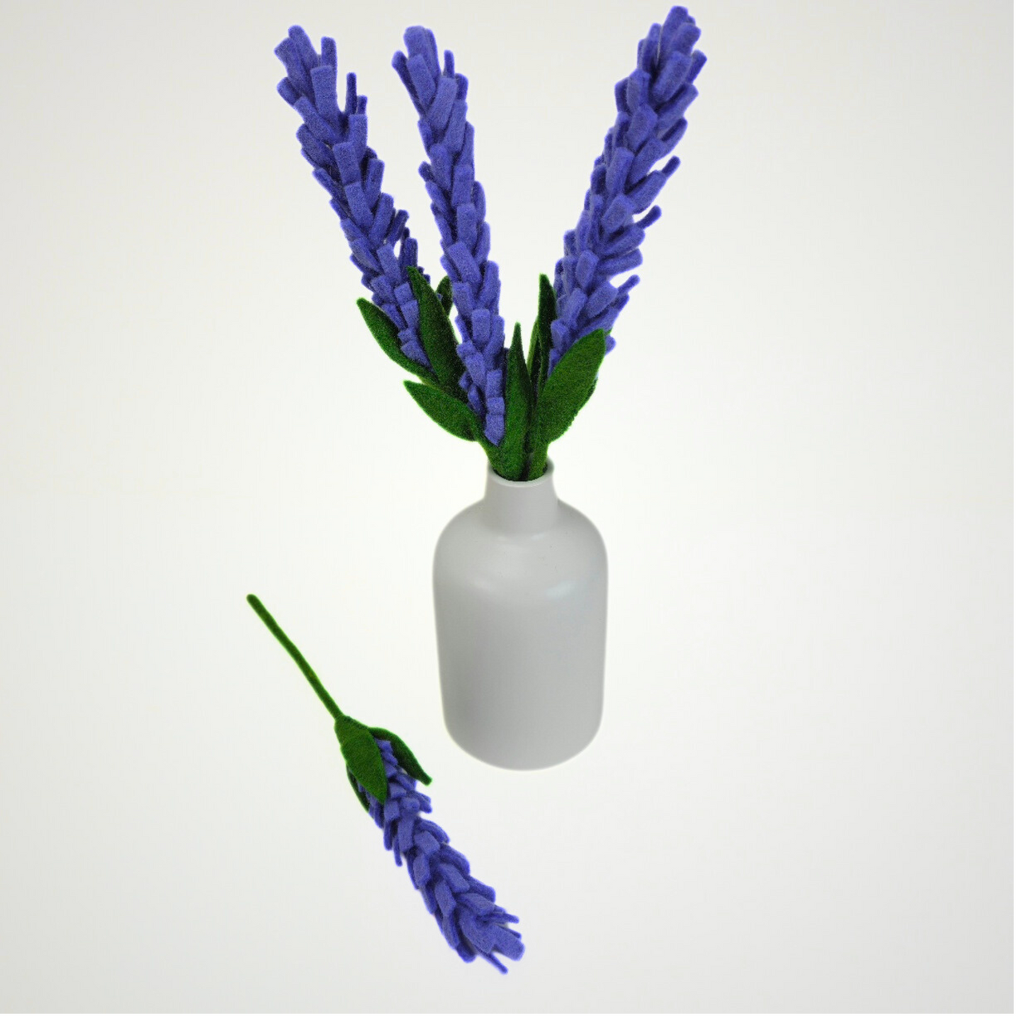 Hand Felted Lavender Flower