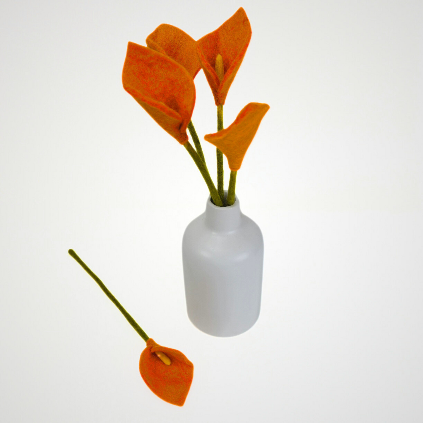 Hand Felted Calla Lily Flower