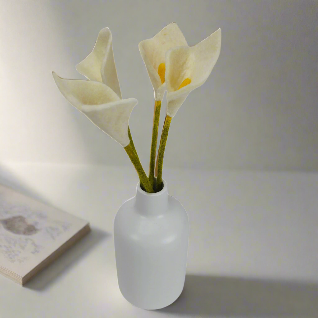Hand Felted Calla Lily Flower