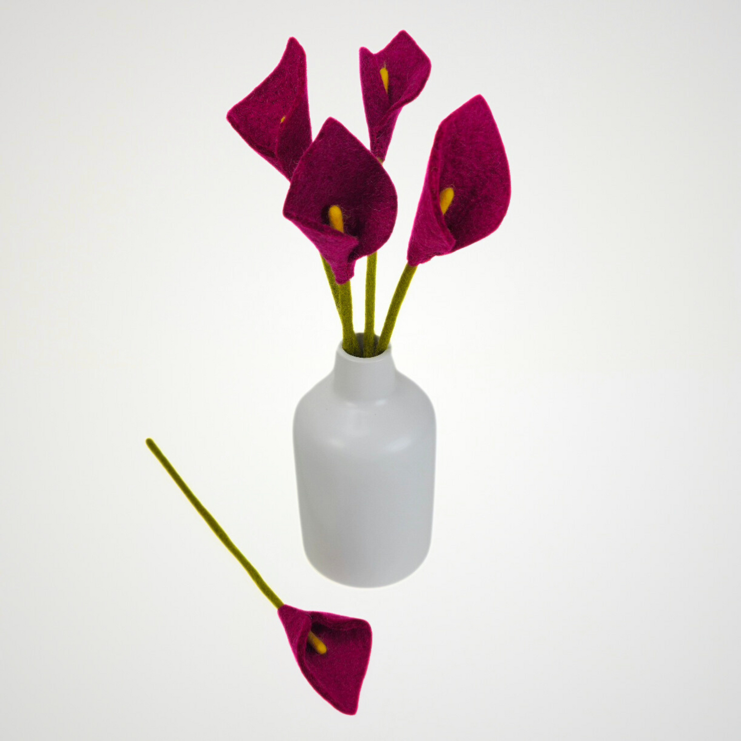 Hand Felted Calla Lily Flower