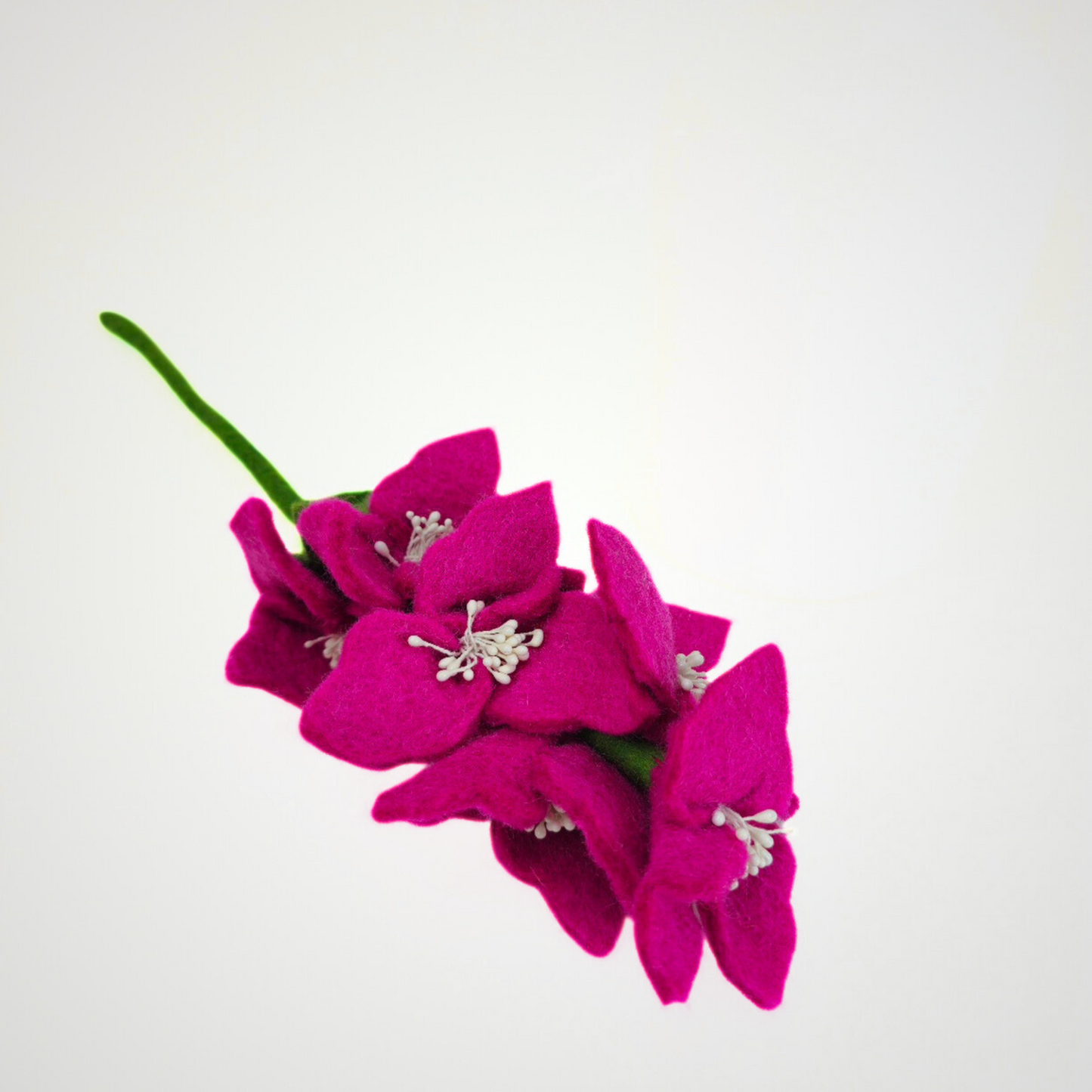 Hand Felted Bougainvillea Flower