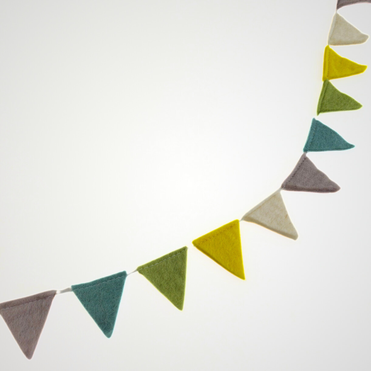 Hand Felted Triangle Garland