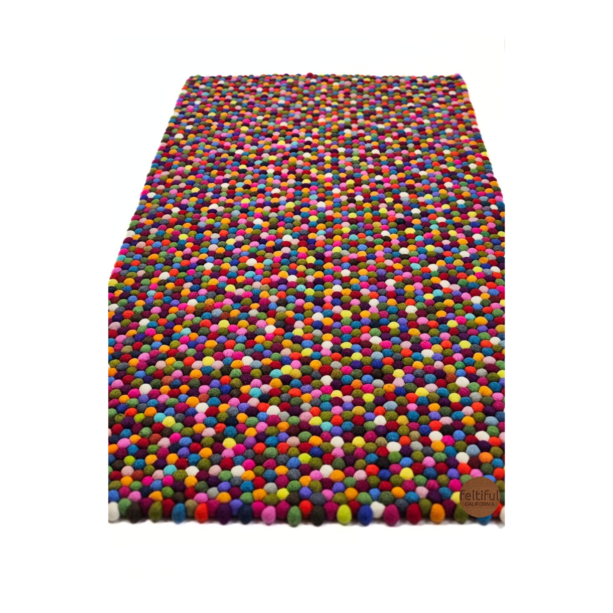 Multi-Colors Felt 36x60 Inches Rug for Home Décor
