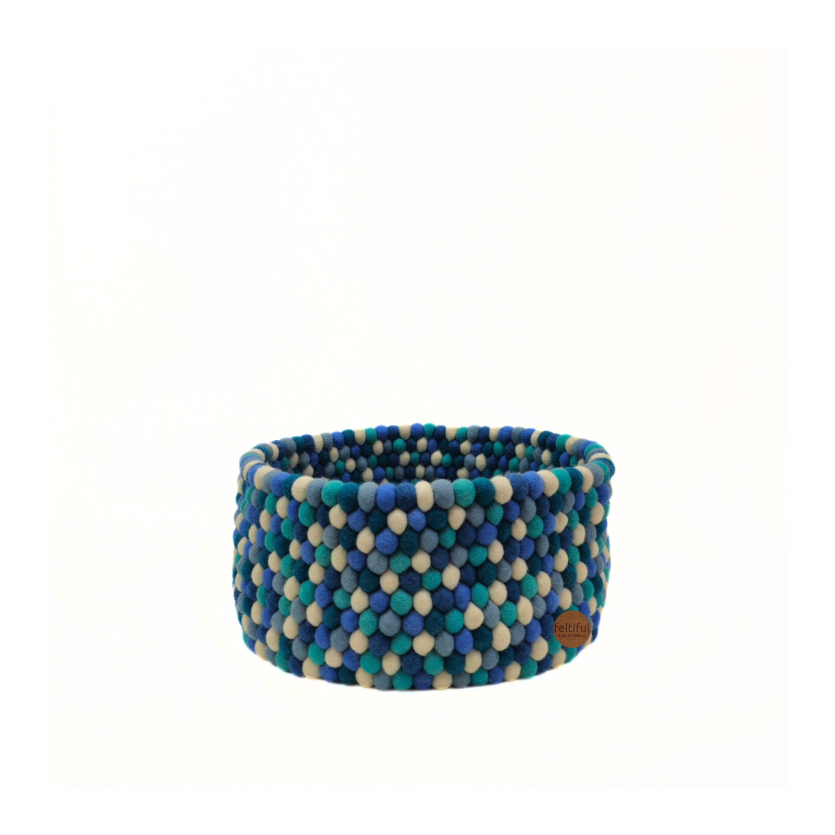 18x8 Inches Felt Ball Pom Pom Basket