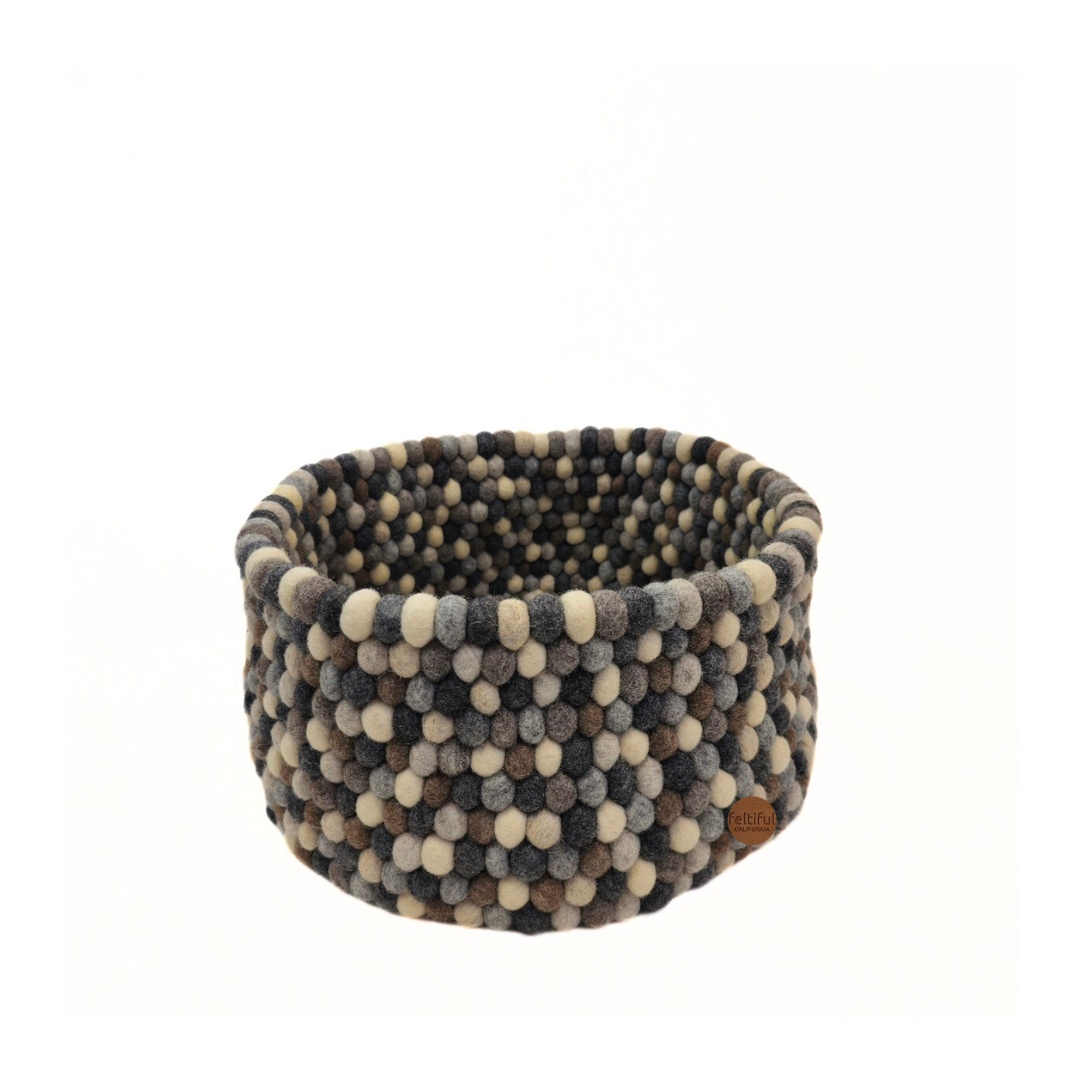 18x8 Inches Felt Ball Pom Pom Basket