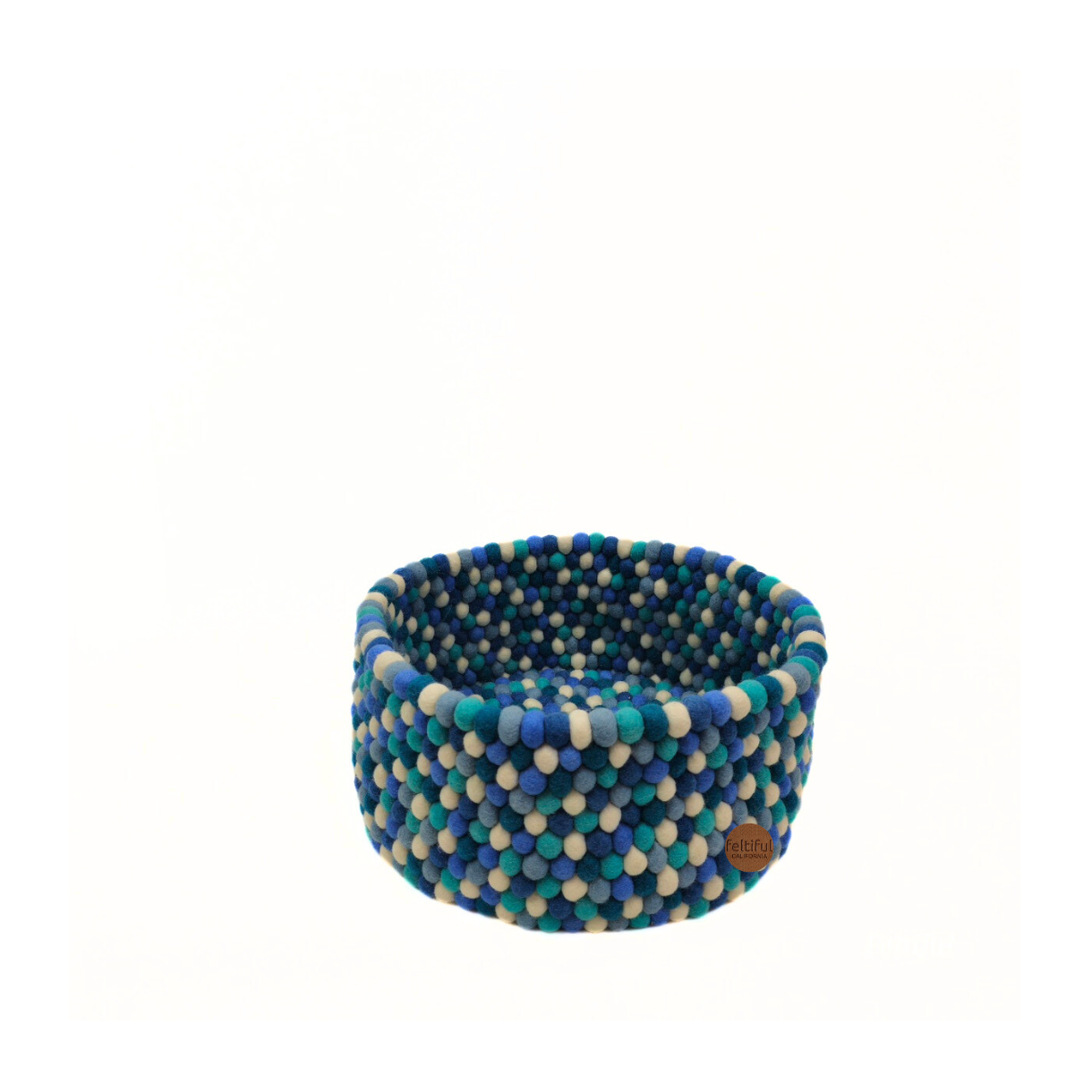 18x8 Inches Felt Ball Pom Pom Basket