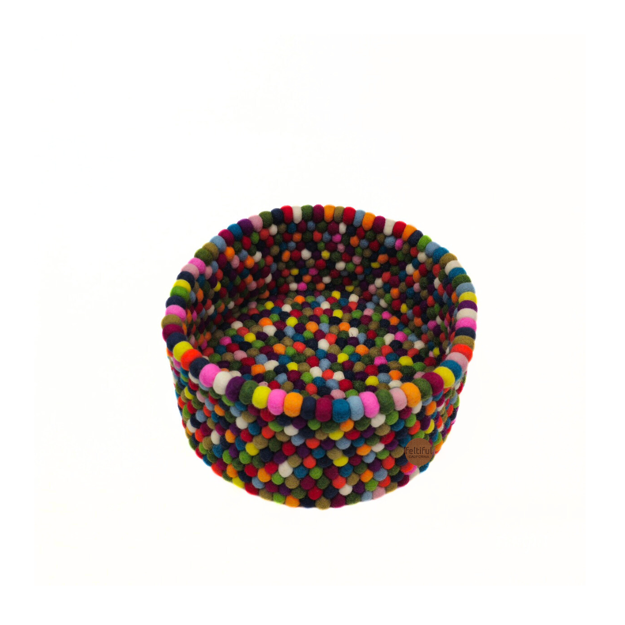18x8 Inches Felt Ball Pom Pom Basket