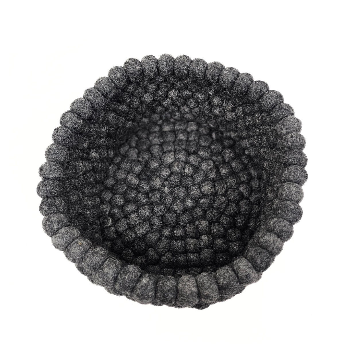 11x7 Inches Pom Pom Felt Ball Basket