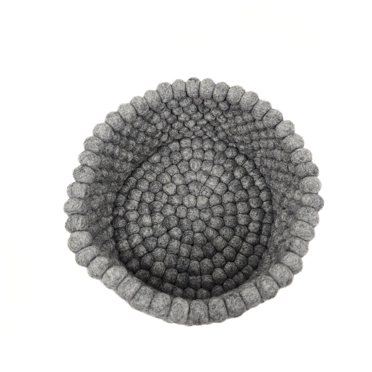 11x7 Inches Pom Pom Felt Ball Basket