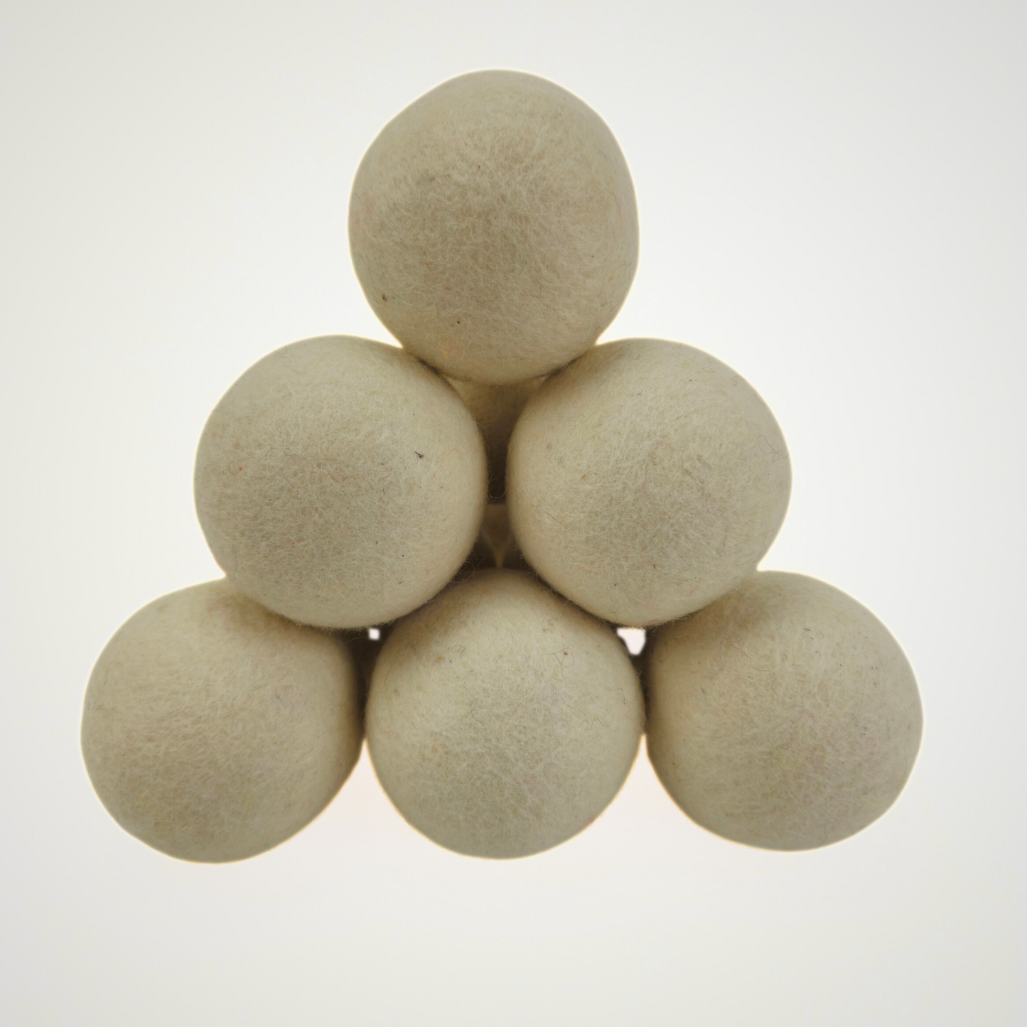 Organic Handmade Wool XL Dryer Balls 6 Pcs.