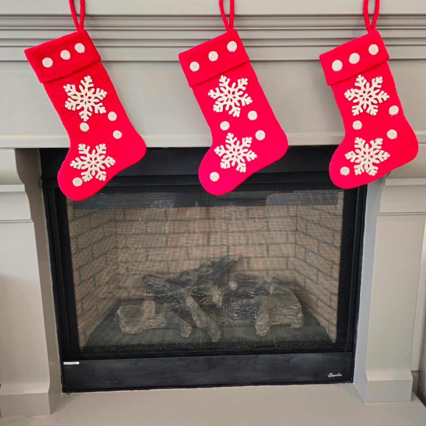 Snowflake Stocking Ornaments