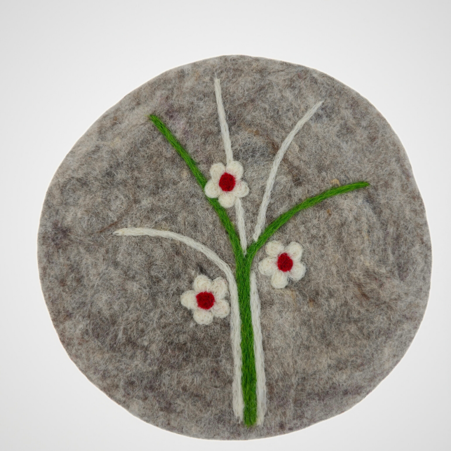 Artisan Wet Felted Trivet-Set Of 2Pcs.