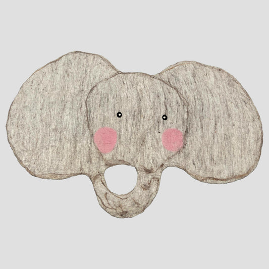 Handmade Very Light Brown Elephant Mat