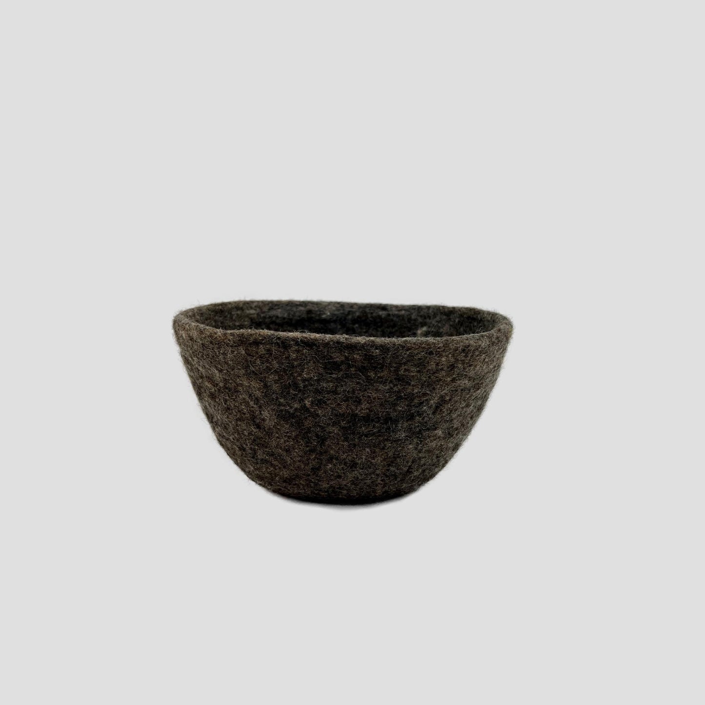 Wet Felted Dark Gray Bowl