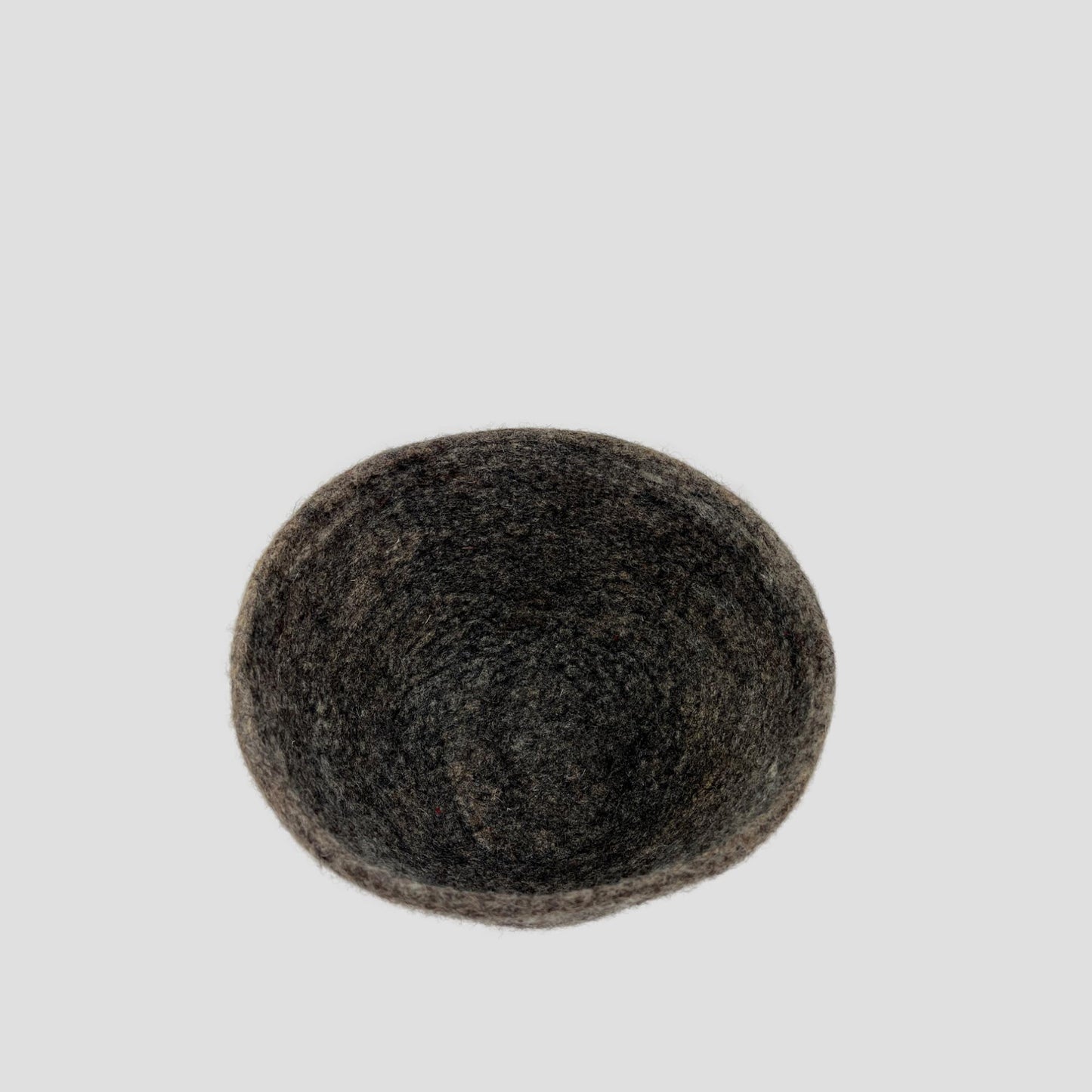 Wet Felted Dark Gray Bowl