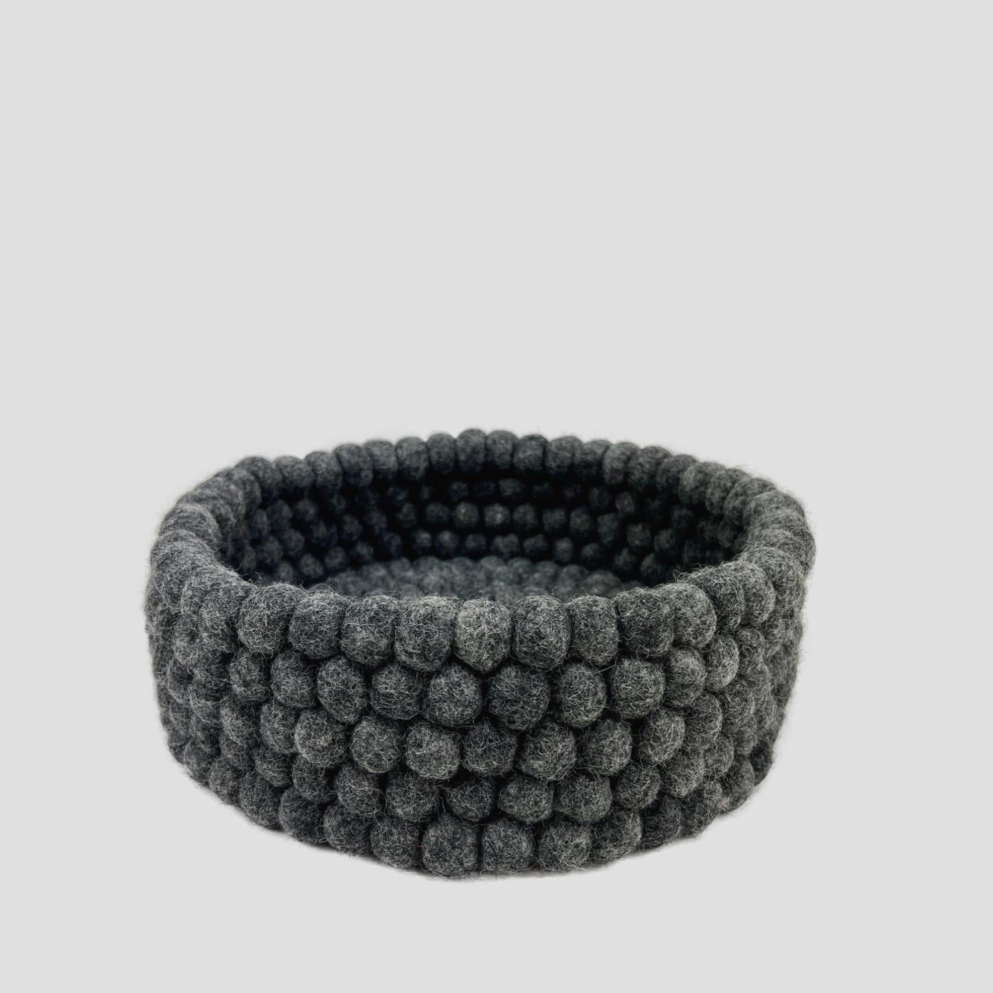 11*4 Inches Felt Ball Small Basket