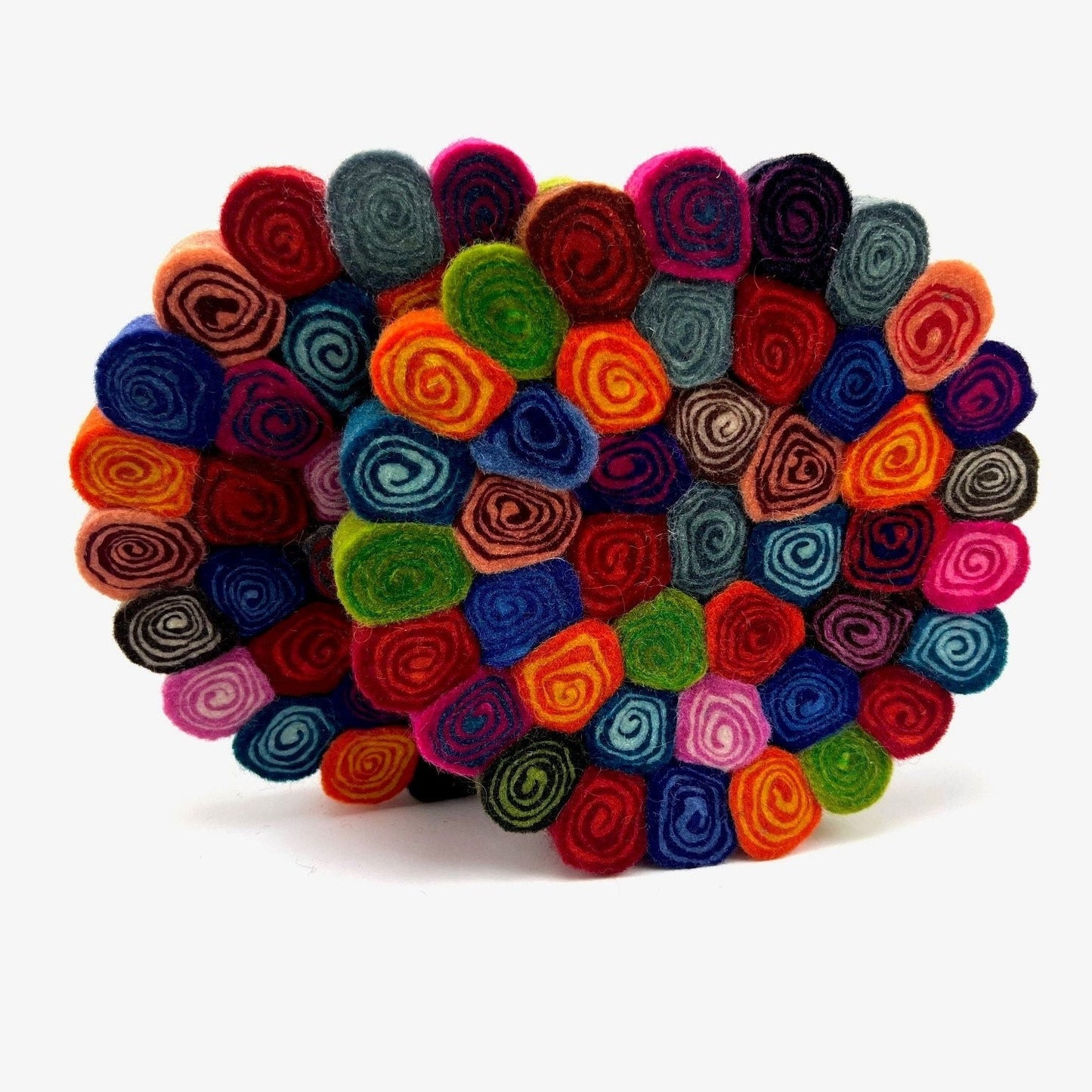 Pom Pom Candy Cut Trivet-Set Of 2Pcs.