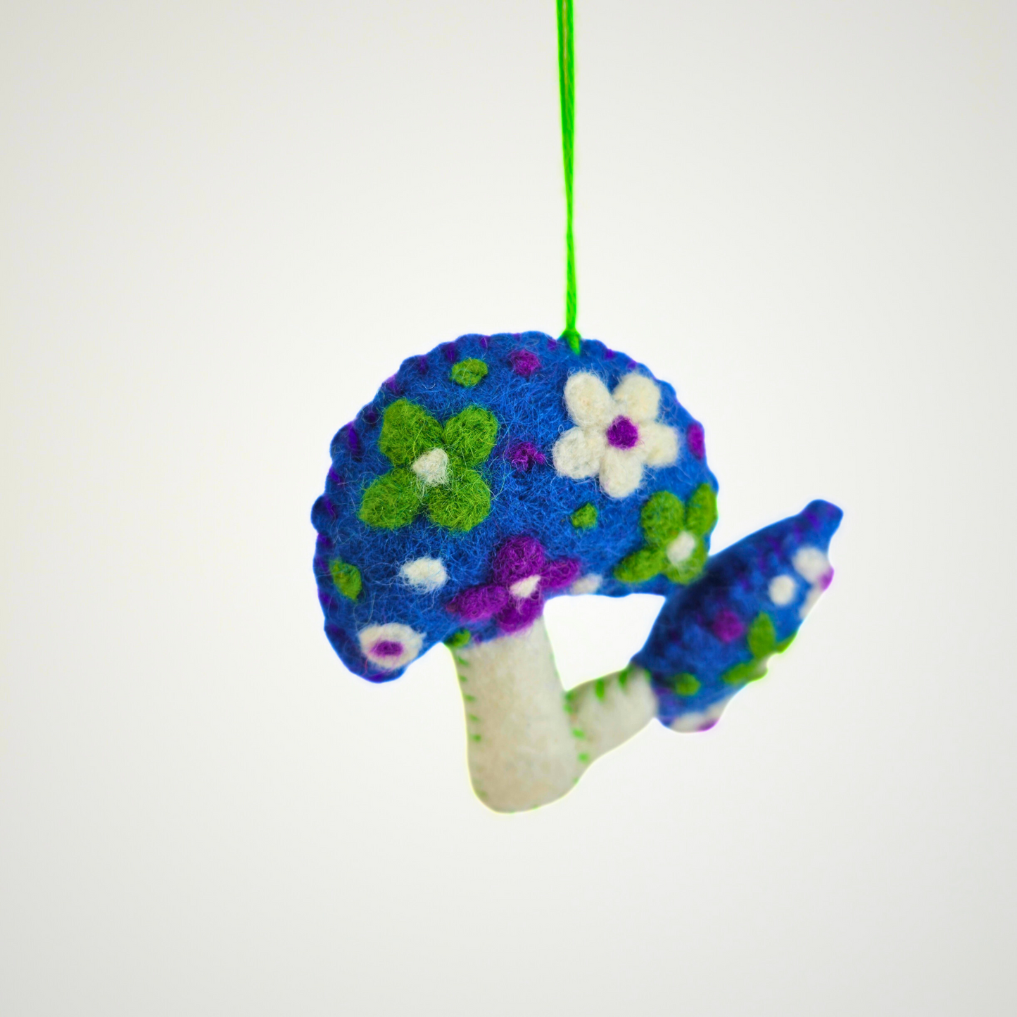 2Mushroom Christmas Ornament