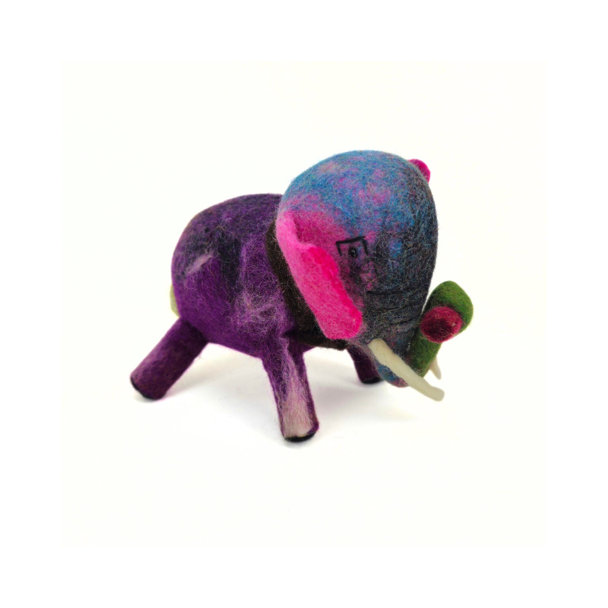 Hand felted Assorted Elephant