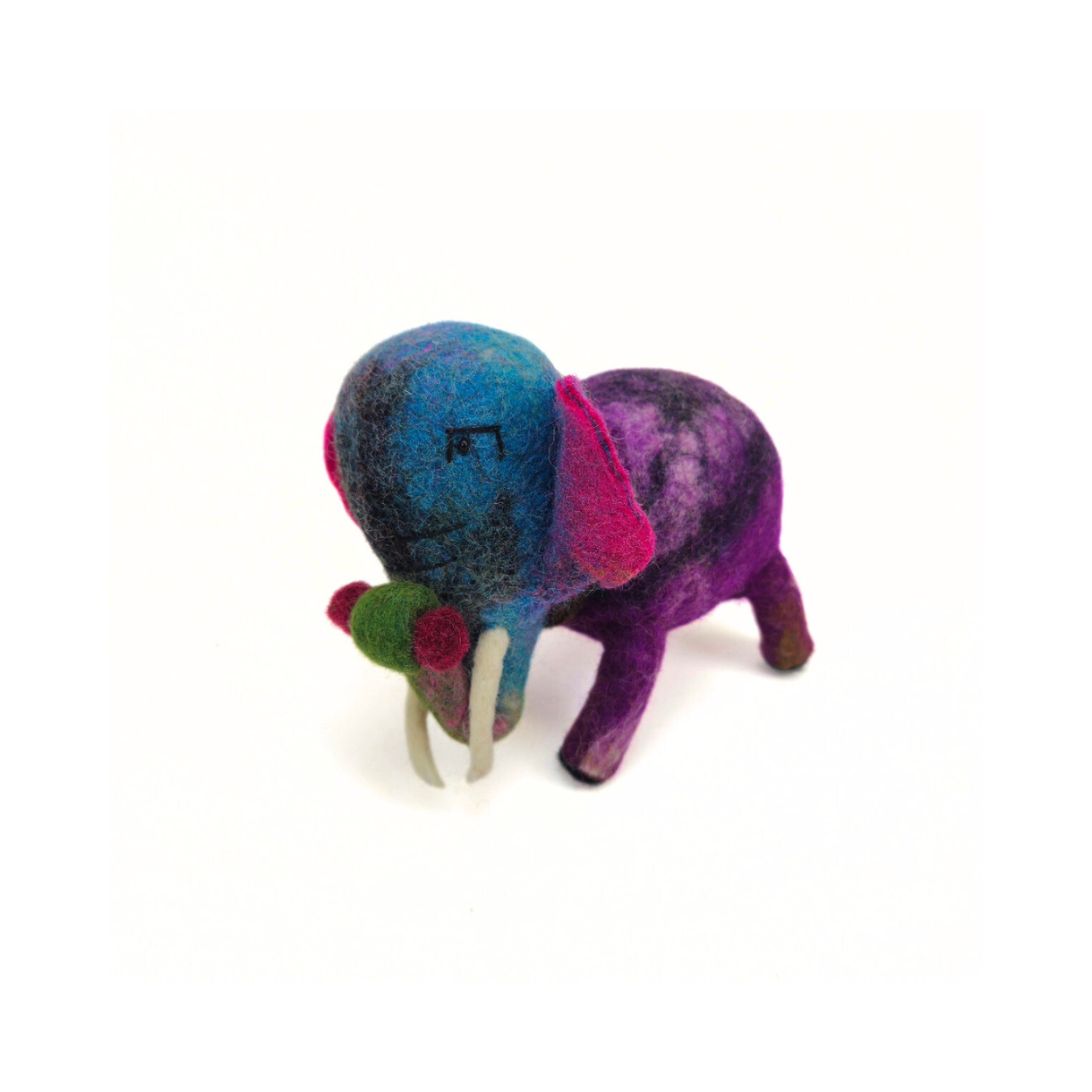 Hand felted Assorted Elephant