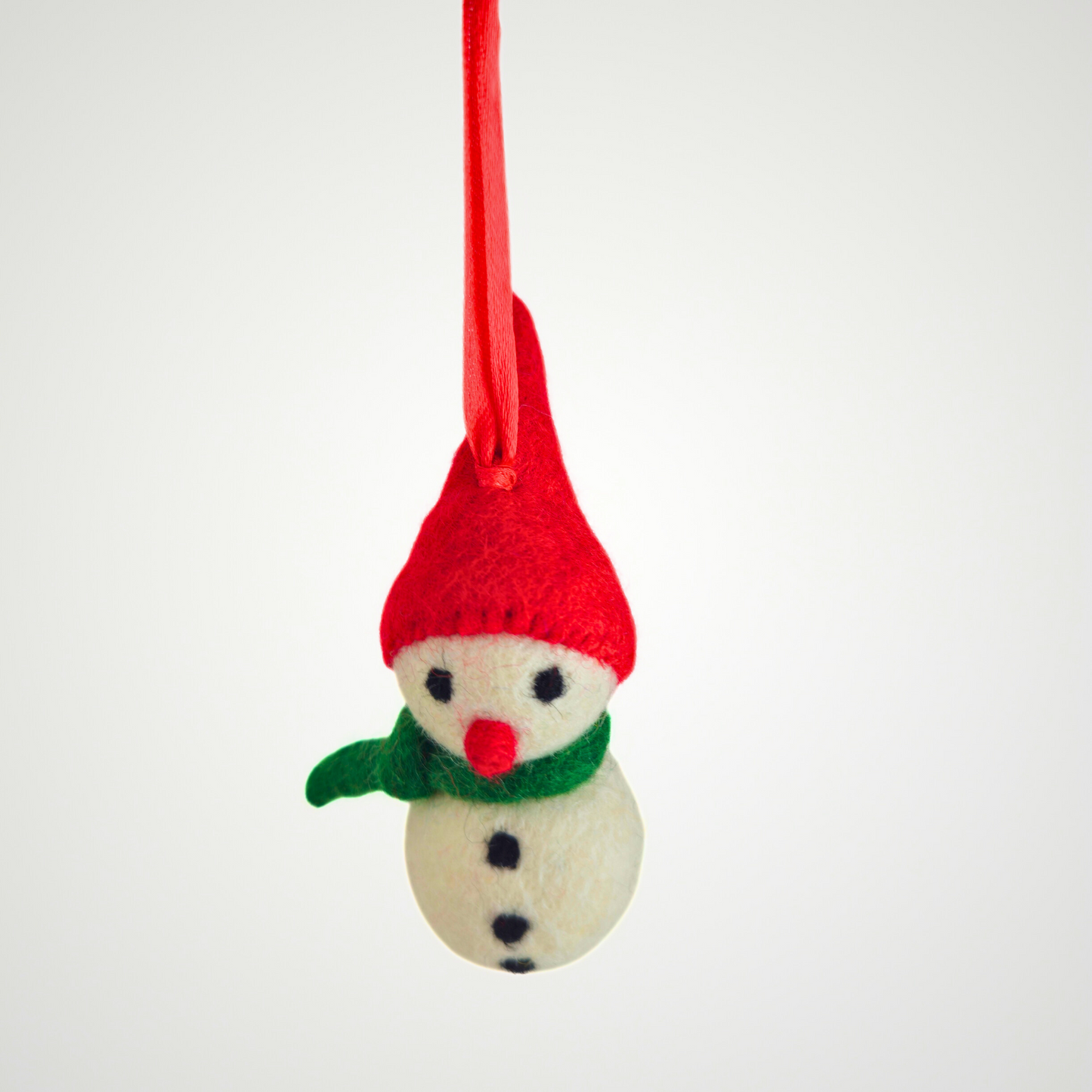Snow Man Christmas Ornament