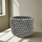 Charming Handmade Felt Pom Pom Basket – Perfect for Storage & Decor