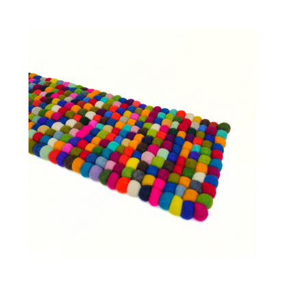 Handmade Eco-Friendly Felt Multi Table Runner, Protect Surfaces with Style