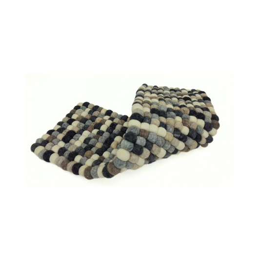 Handmade Eco-Friendly Felt Natural Table Runner, Protect Surfaces with Style