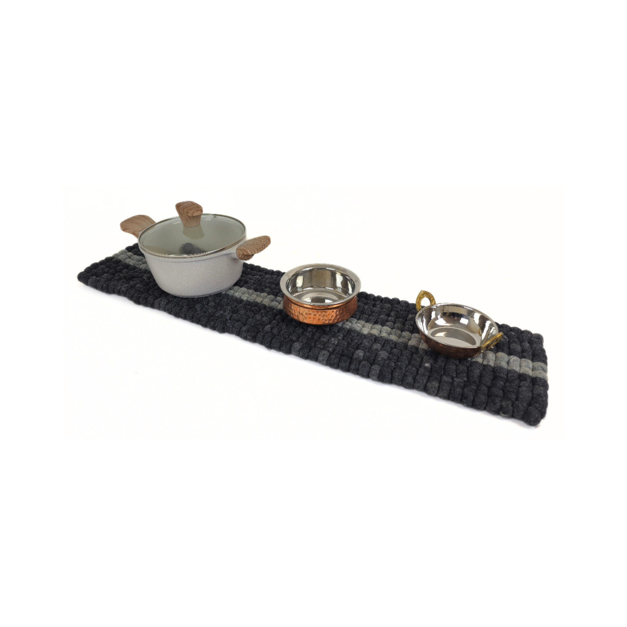 Handcrafted Eco-Friendly Felt Table Runner, Protect Your Surfaces in Style!